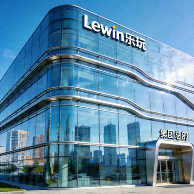 Lewin乐玩集团总部大楼外观 - 现代感十足的玻璃幕墙建筑